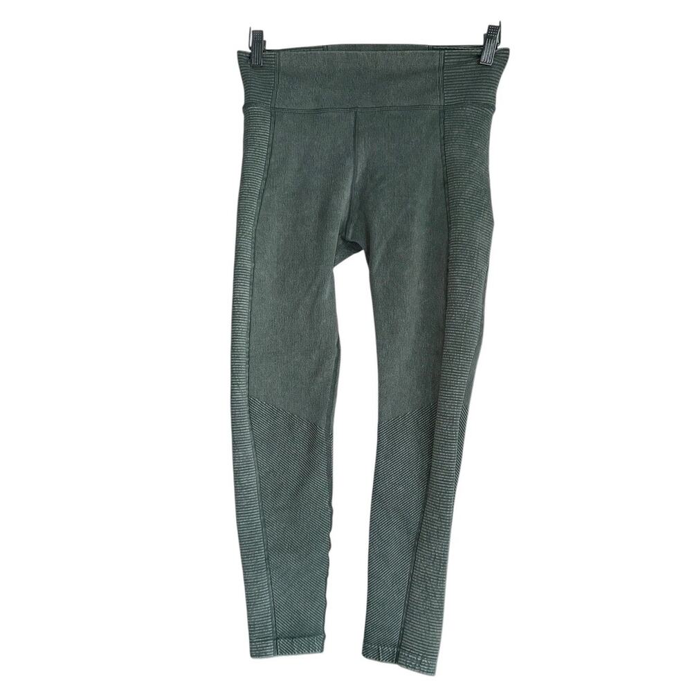NEW OFFLINE By Aerie OG Ribbed High Waisted Pocket Legging Green